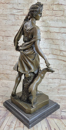 Le Faguays Goddess of Hunt Artemis Diana with Greyhound