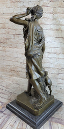 Le Faguays Goddess of Hunt Artemis Diana with Greyhound