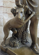 Le Faguays Goddess of Hunt Artemis Diana with Greyhound