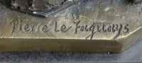Le Faguays Goddess of Hunt Artemis Diana with Greyhound
