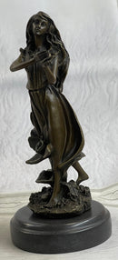 Signed Art Deco by Mavchi Mother Nature Bronze Sculpture