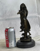Signed Art Deco by Mavchi Mother Nature Bronze Sculpture