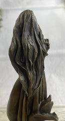 Signed Art Deco by Mavchi Mother Nature Bronze Sculpture