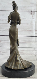 Mother Holding Baby Child Bronze Sculpture Vitaleh 14" x 7"