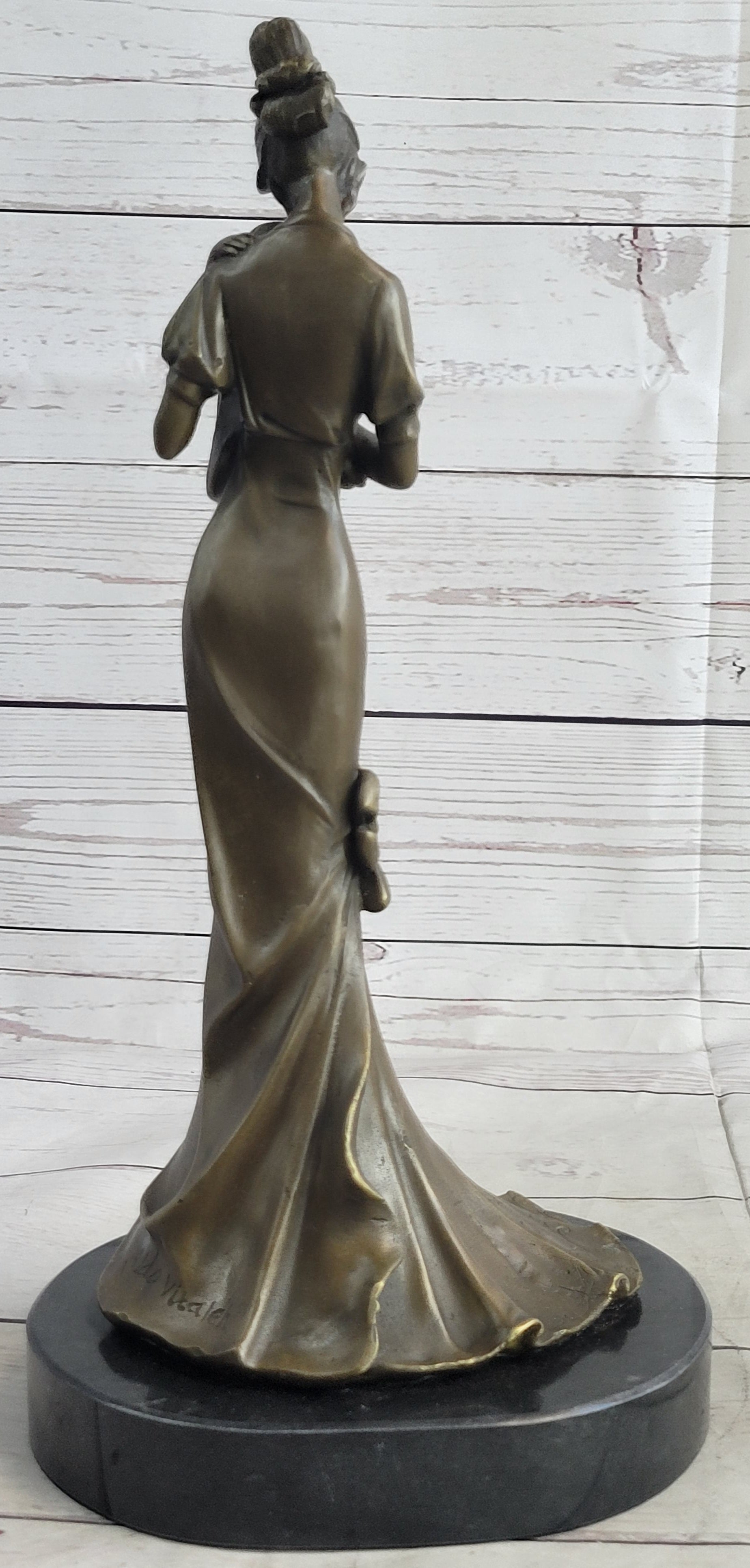 Mother Holding Baby Child Bronze Sculpture Vitaleh 14" x 7"