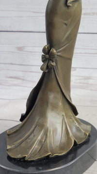 Mother Holding Baby Child Bronze Sculpture Vitaleh 14" x 7"