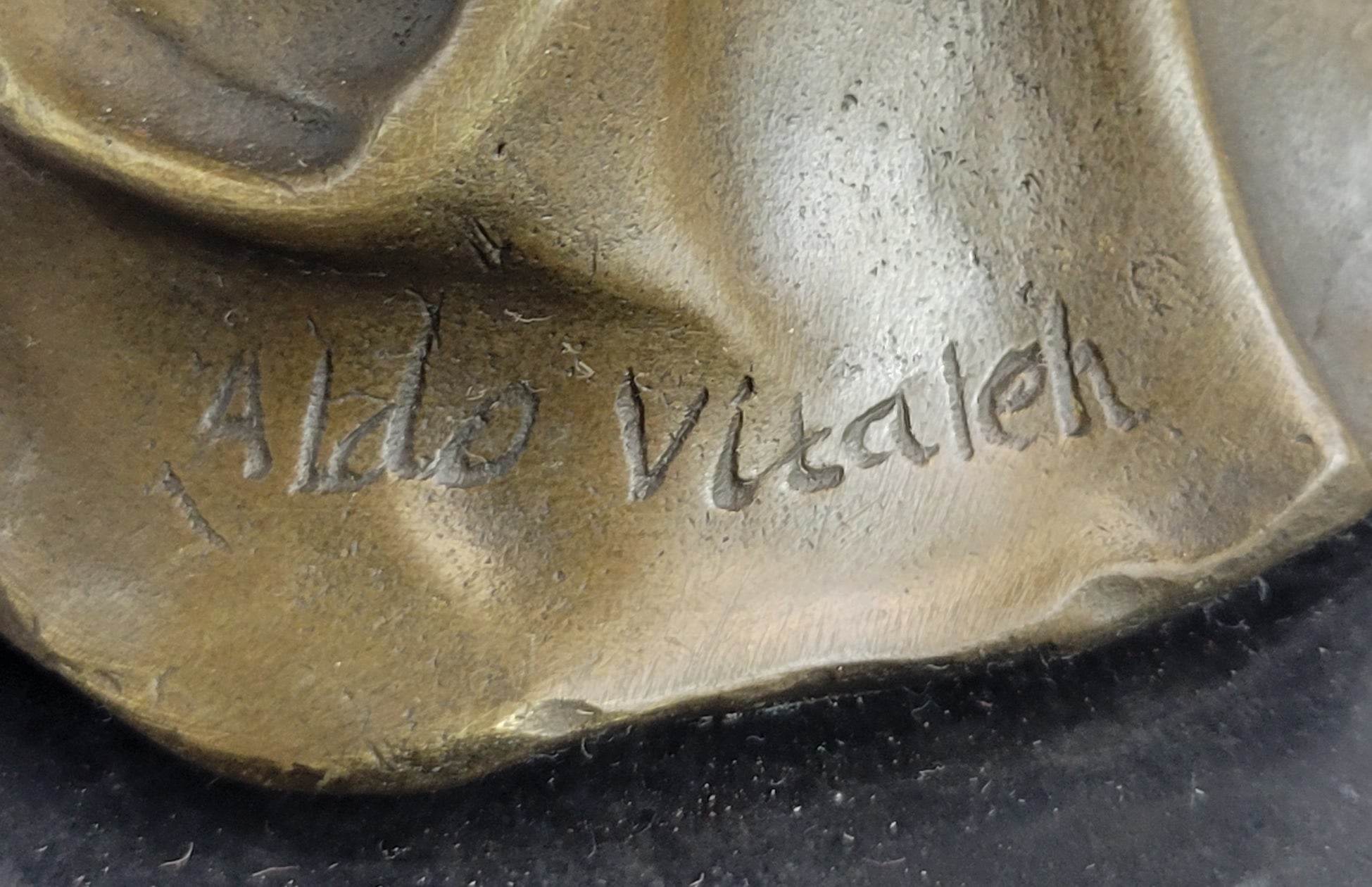 Mother Holding Baby Child Bronze Sculpture Vitaleh 14" x 7"