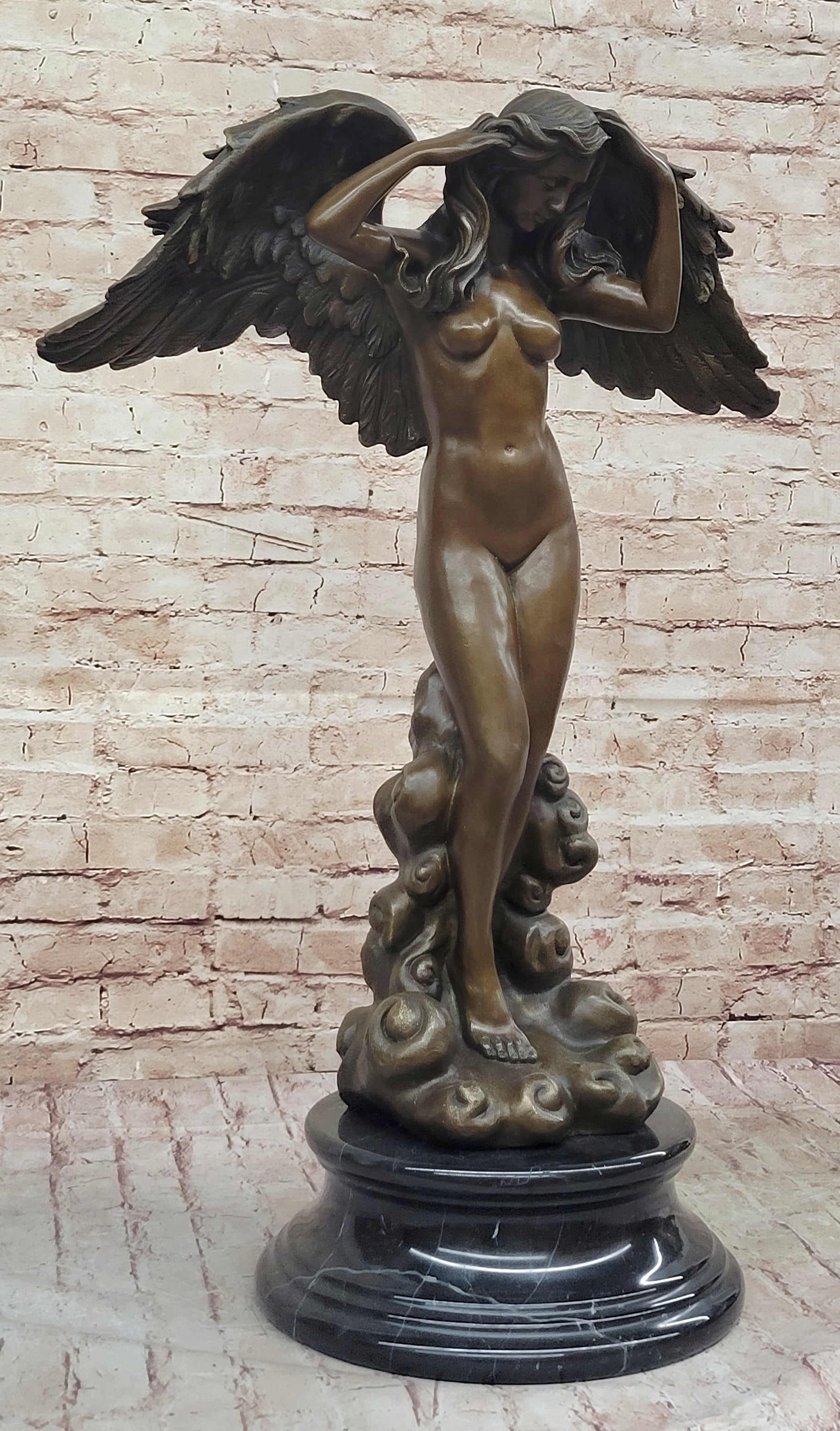 Descending Night by Adolph Weinman Bronze Angel 27" x 18"