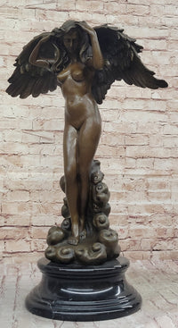 Descending Night by Adolph Weinman Bronze Angel 27" x 18"