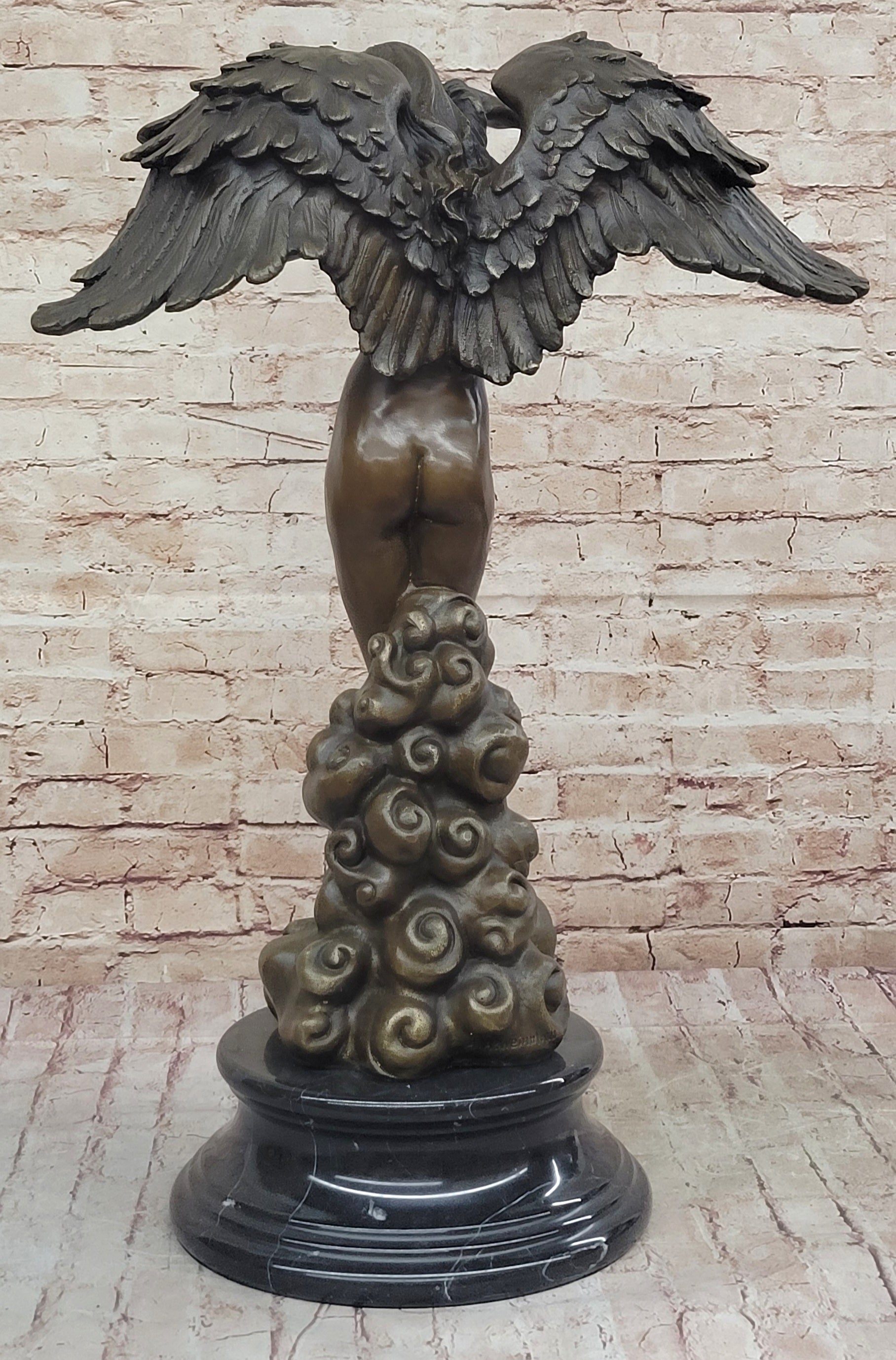Descending Night by Adolph Weinman Bronze Angel 27" x 18"