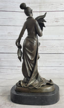 Art Deco Woman Bronze Sculpture 14" x 7"