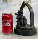 Bronze Art Deco Winged Angel Religion Artwork