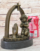 Praying Baby Angel Bronze Sculpture Religious Deal