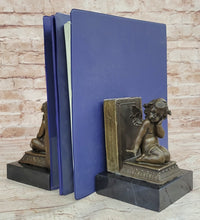 Puti Baby Angel Bookends by Augustine Moreau