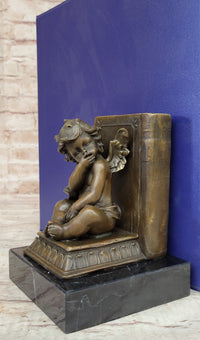 Puti Baby Angel Bookends by Augustine Moreau