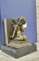 Puti Baby Angel Bookends by Augustine Moreau