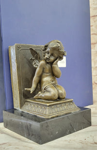 Puti Baby Angel Bookends by Augustine Moreau