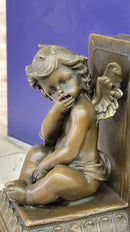 Puti Baby Angel Bookends by Augustine Moreau