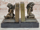 Puti Baby Angel Bookends by Augustine Moreau