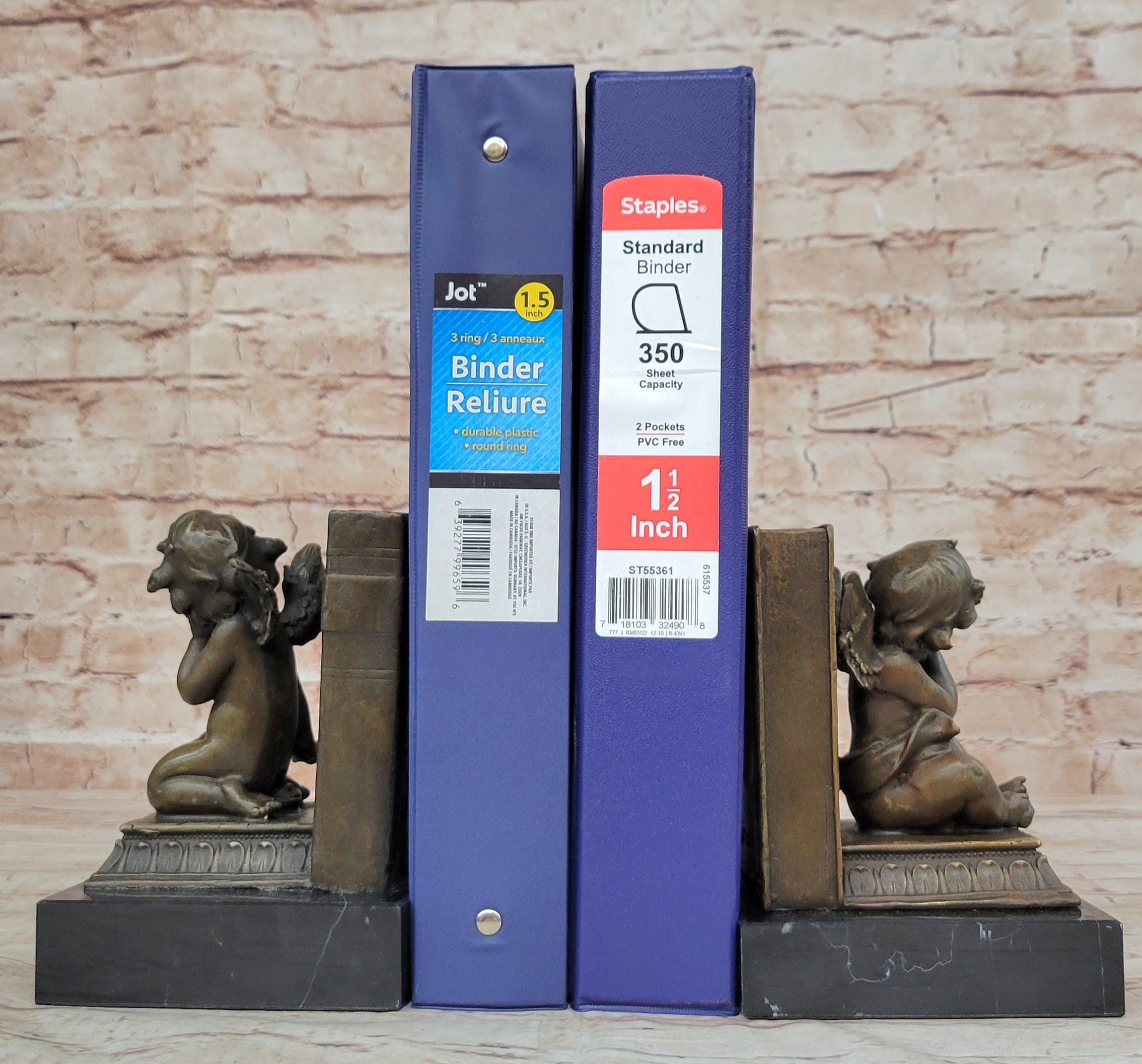 Puti Baby Angel Bookends by Augustine Moreau