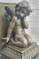Bronze Cherubim Pair of Bookends 6" x 9"