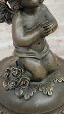 Baby Angel Praying Trinket Jewelry Box Bronze Sculpture