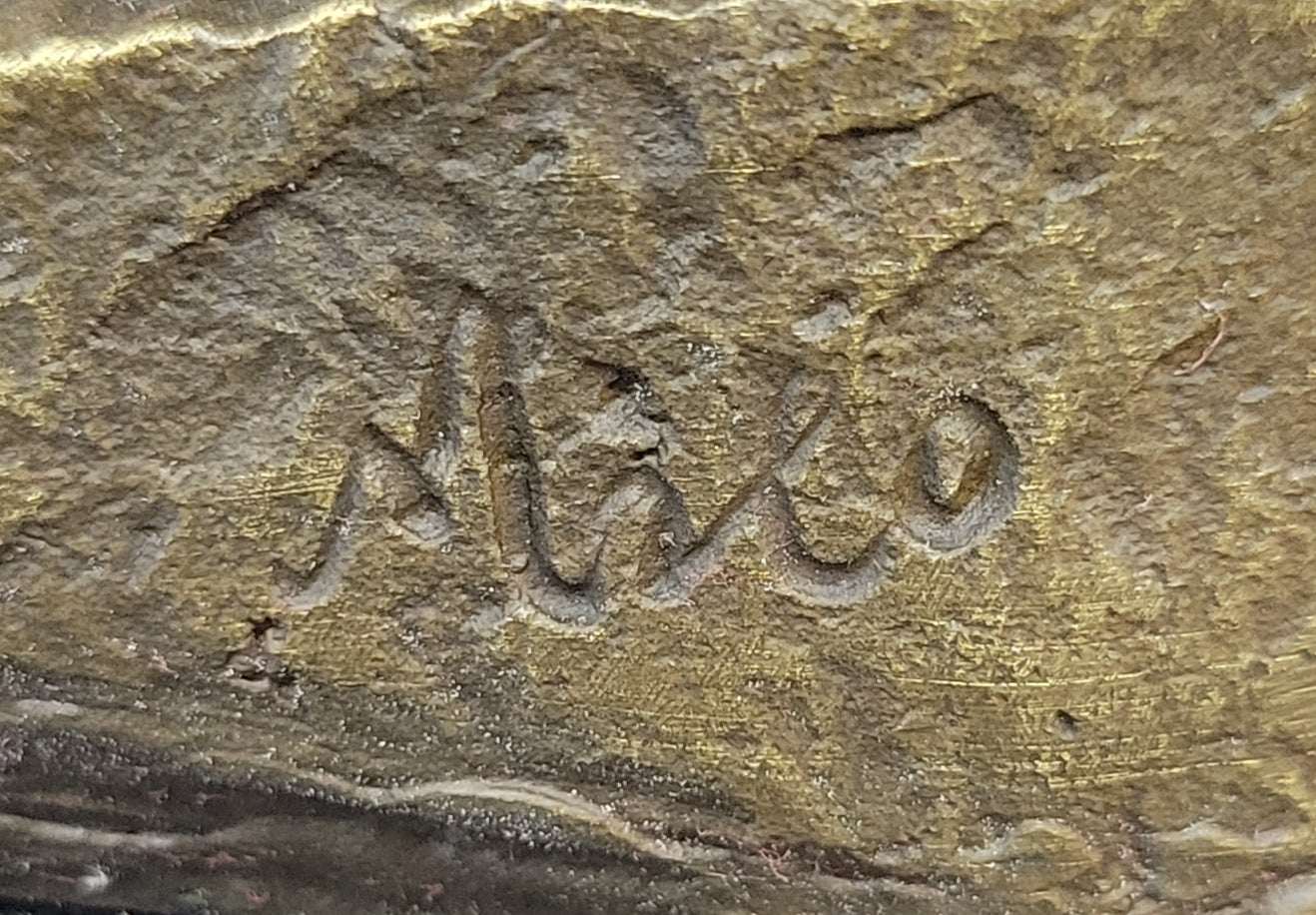 Bronze Bacchante in Joyous Celebration with Grapes and Wine by Milo