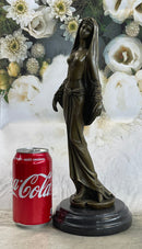Signed Middle Eastern Persian Princess Bronze Artwork