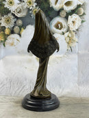 Signed Middle Eastern Persian Princess Bronze Artwork
