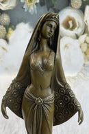 Signed Middle Eastern Persian Princess Bronze Artwork
