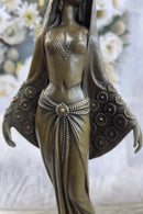 Signed Middle Eastern Persian Princess Bronze Artwork