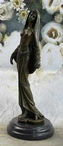 Signed Middle Eastern Persian Princess Bronze Artwork