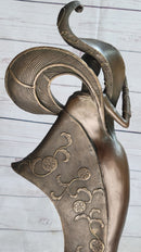 Signed Kassin Tribute to Erte Bronze Sculpture