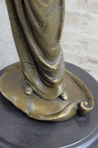 Art Deco Charleston Flapper w/ Feathered Hat - Bronze by J. Kassin