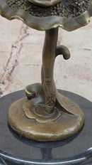 Art Deco Hot Cast Bronze Graceful Ballerina Ballet Statue Sculpture Gift Decor