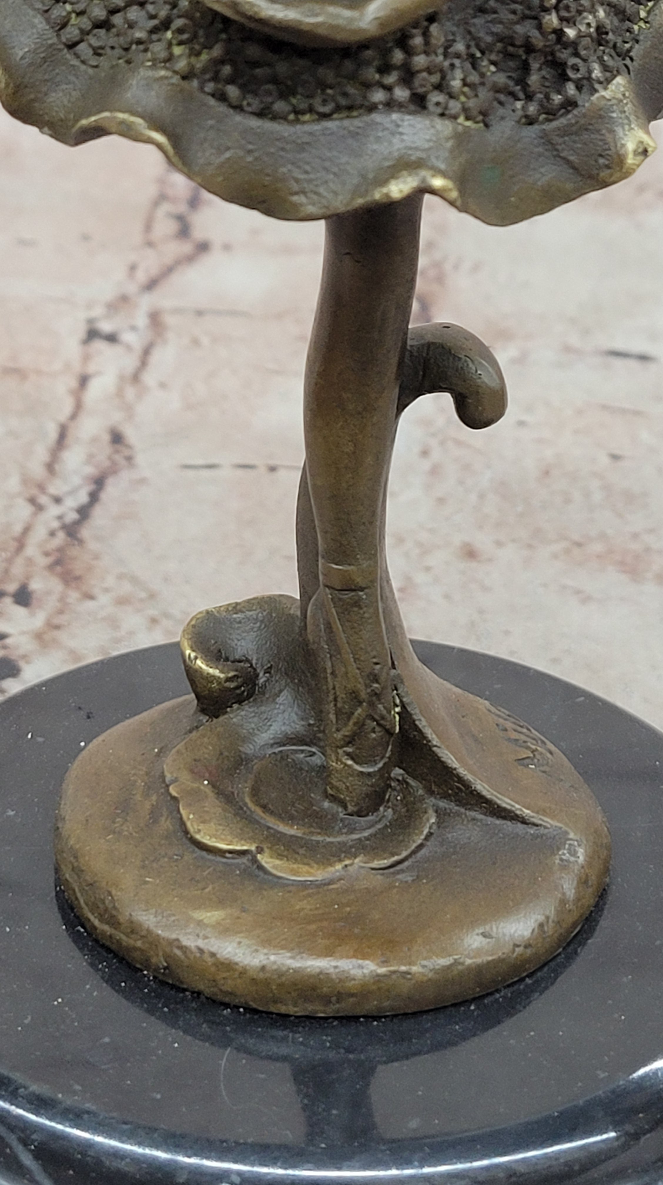 Art Deco Hot Cast Bronze Graceful Ballerina Ballet Statue Sculpture Gift Decor