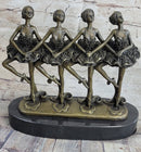 100% Bronze Modern Ballerina Dancer Sculpture