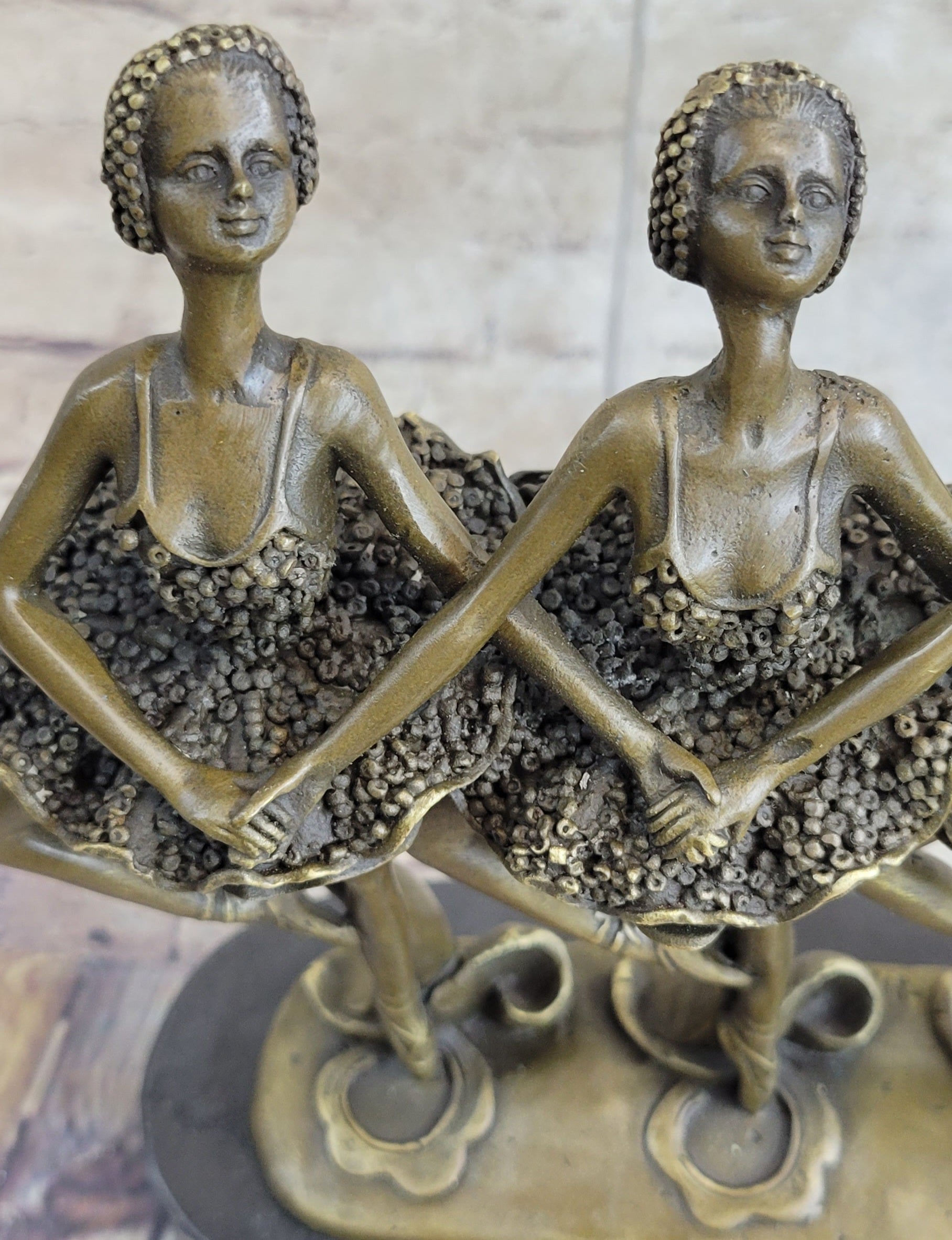 100% Bronze Modern Ballerina Dancer Sculpture