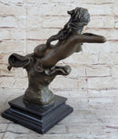 Nude Nymph Bronze Figure Sculpture Figure Art