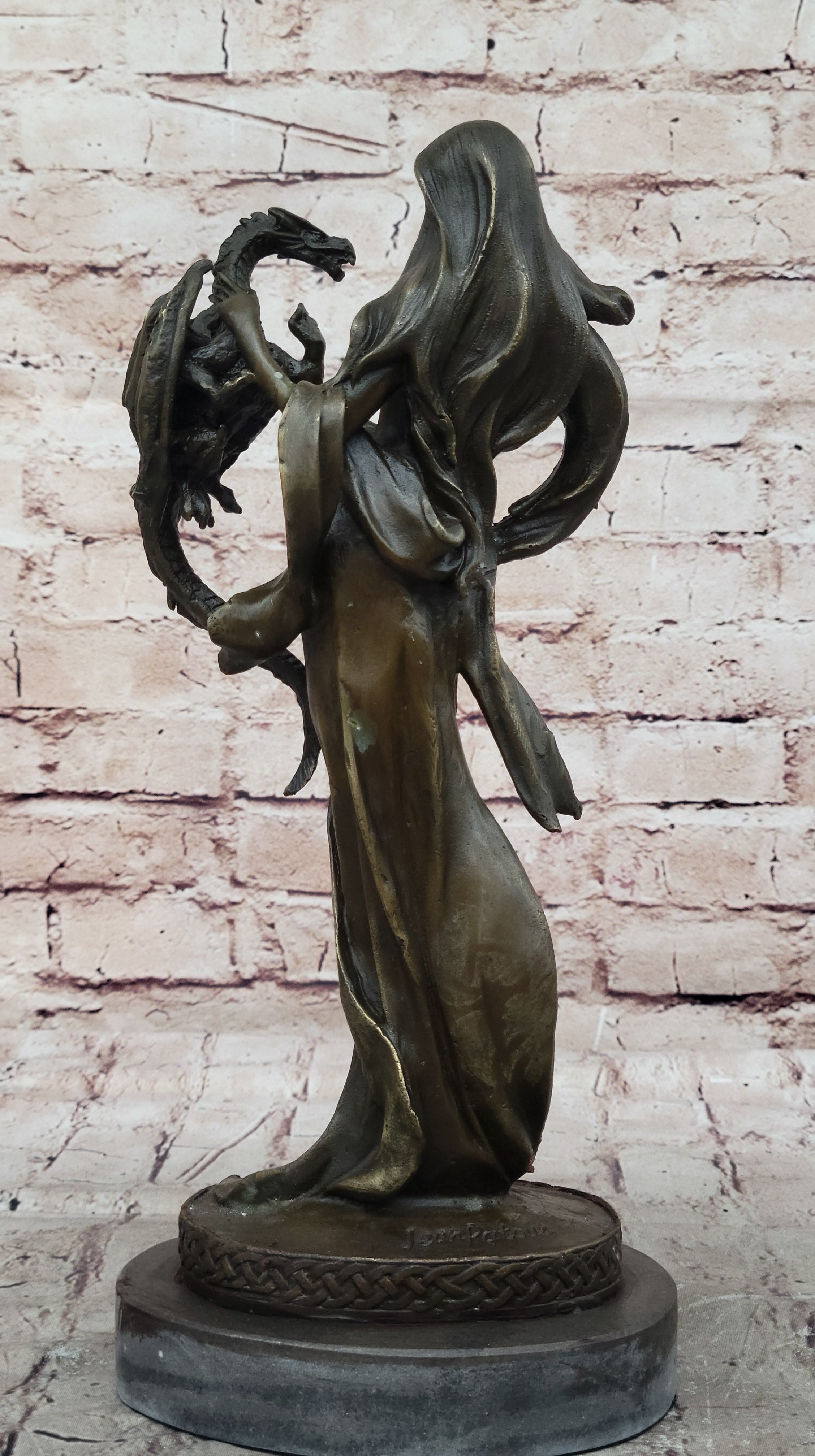Khaleesi Daenerys Game of Thrones Bronze Sculpture 14" x 6"