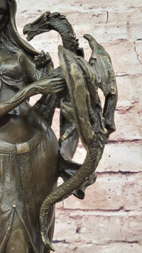 Khaleesi Daenerys Game of Thrones Bronze Sculpture 14" x 6"