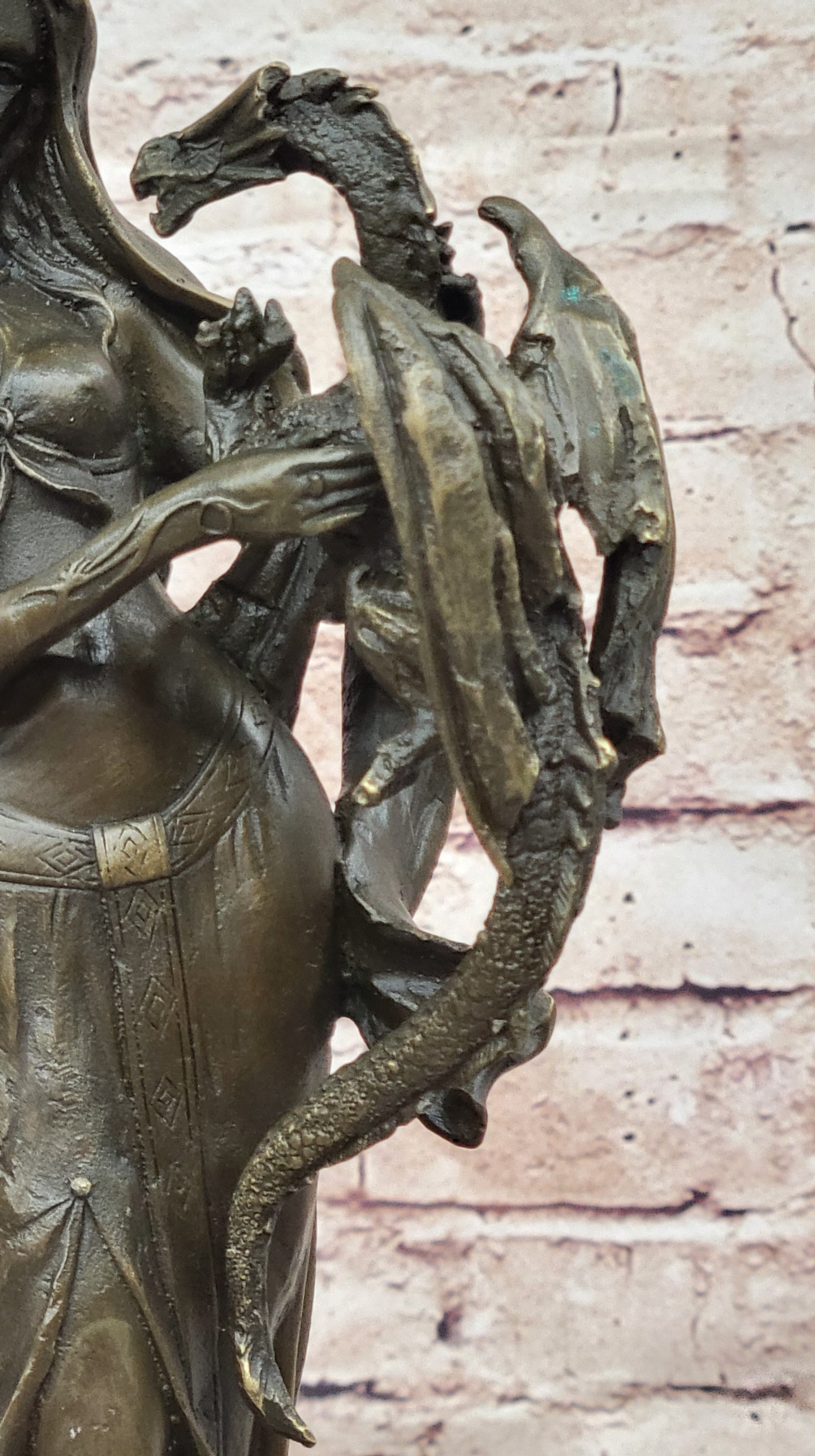 Khaleesi Daenerys Game of Thrones Bronze Sculpture 14" x 6"