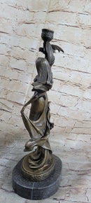 Dragon Lady Bronze Sculpture - Fantasy Mythological Art