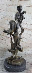 Dragon Lady Bronze Sculpture - Fantasy Mythological Art