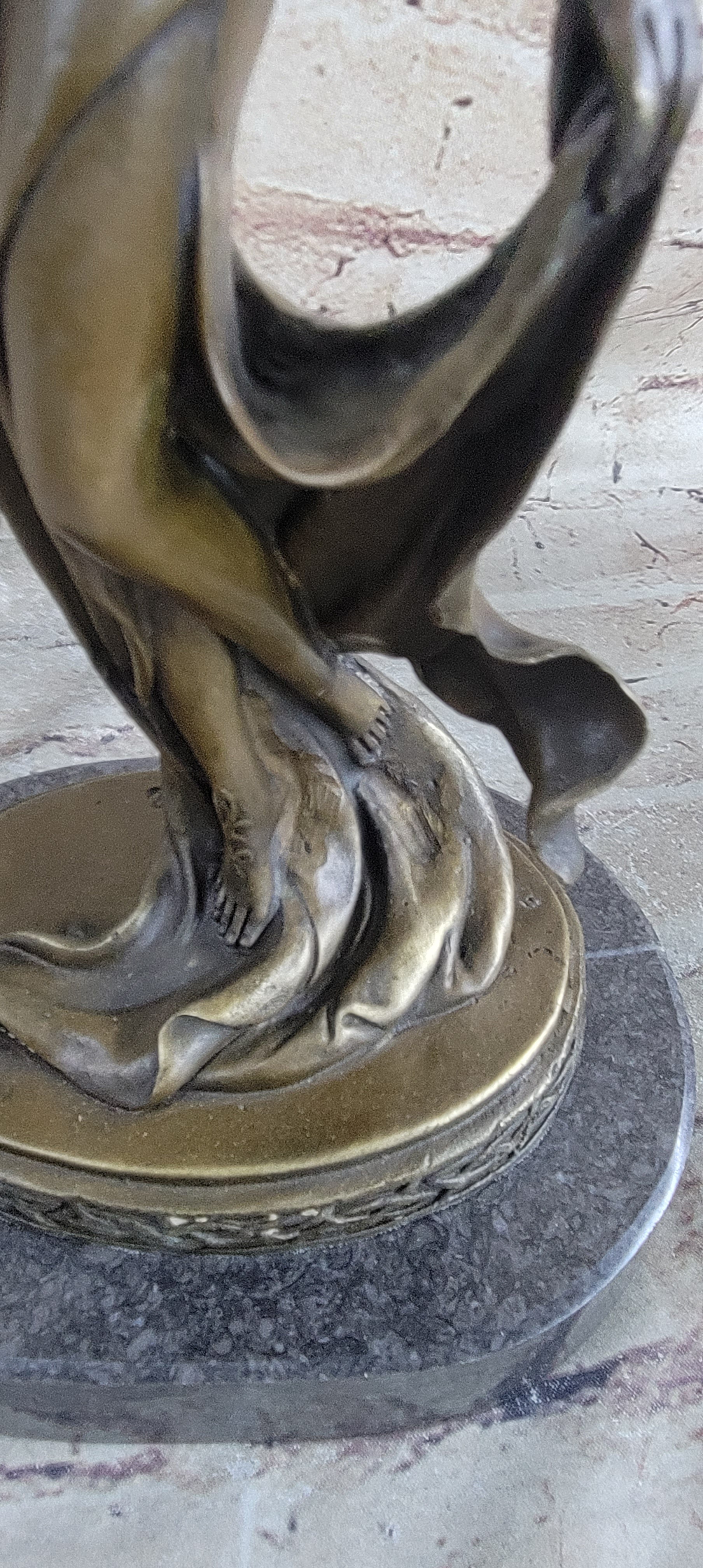 Dragon Lady Bronze Sculpture - Fantasy Mythological Art