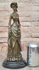 Victorian Lady in Ornate Gown – Bronze by Vitaleh