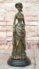 Victorian Lady in Ornate Gown – Bronze by Vitaleh