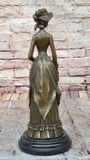 Victorian Lady in Ornate Gown – Bronze by Vitaleh