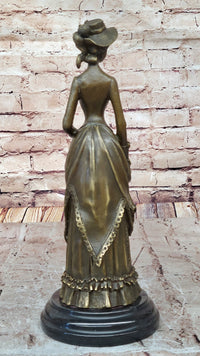 Victorian Lady in Ornate Gown – Bronze by Vitaleh