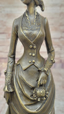 Victorian Lady in Ornate Gown – Bronze by Vitaleh